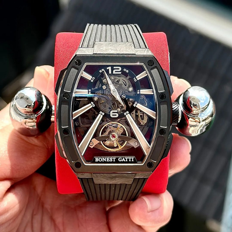 Mystery Series - Stainless Steel & Carbon fiber BG9950 Black