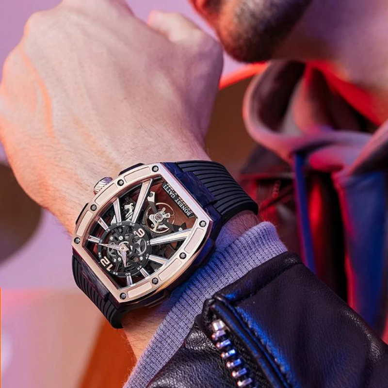 Mystery Series - Stainless Steel & Carbon fiber BG9950 Gold