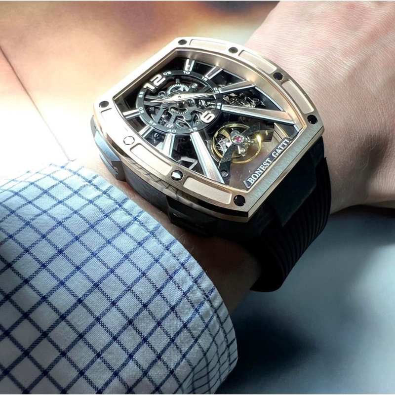 Mystery Series - Stainless Steel & Carbon fiber BG9950 Gold