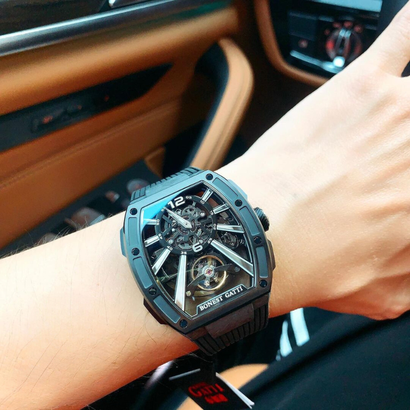 Mystery Series - Stainless Steel & Carbon fiber BG9950 Black