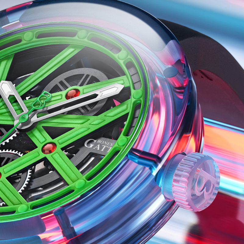 Metaverse Series - BG7702 Optical glass Black Green