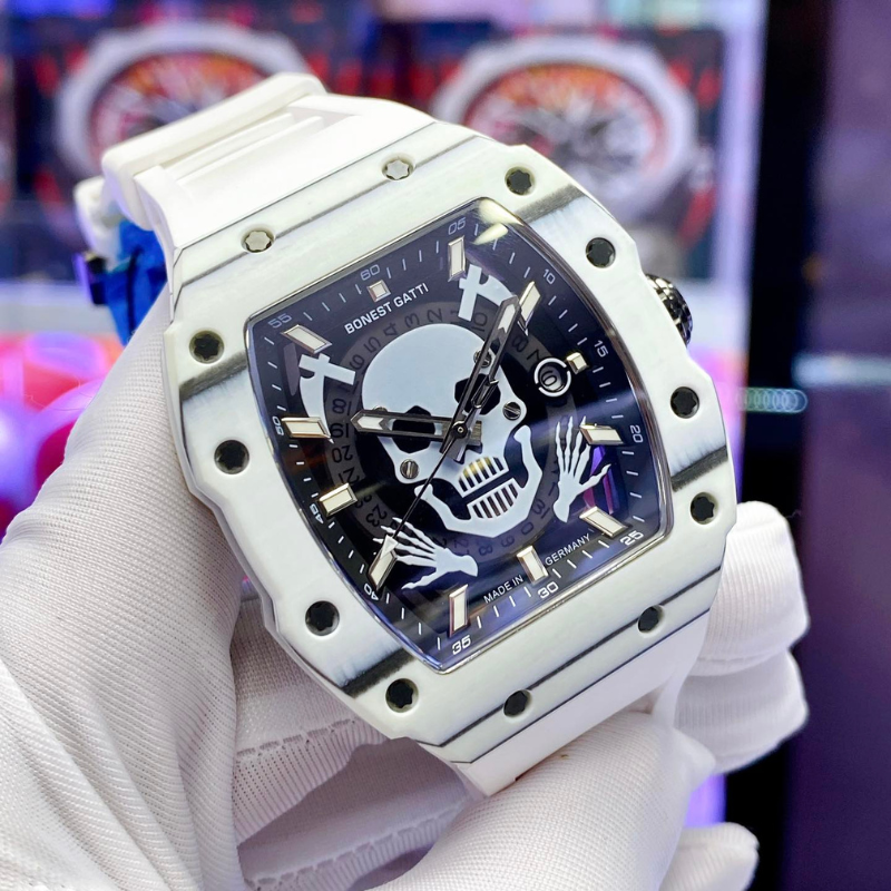 Lodumani Series - Carbon Fiber BG9909 White