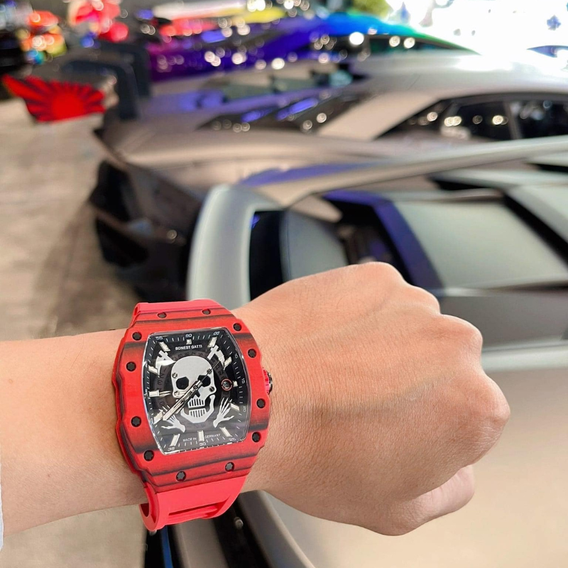 Lodumani Series - Carbon Fiber BG9908 Red