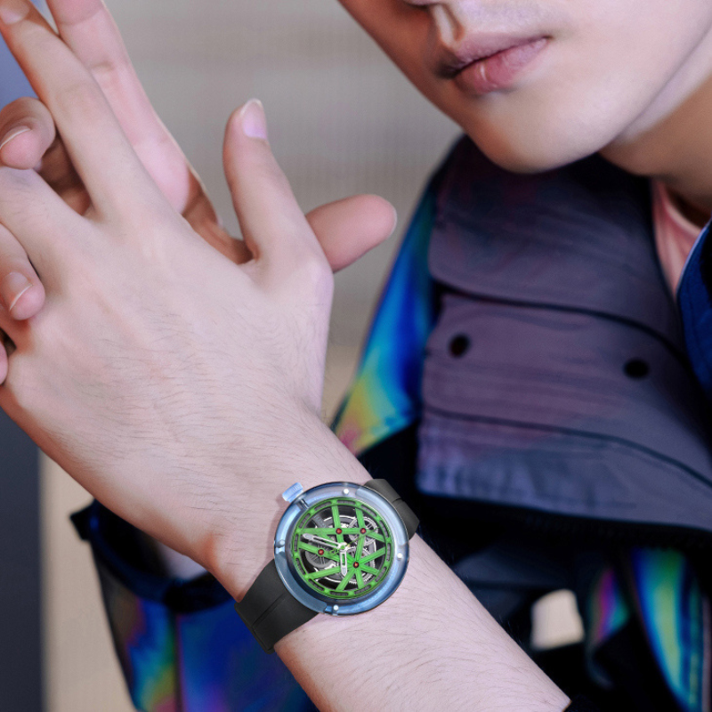 Metaverse Series - BG7702 Optical glass Black Green