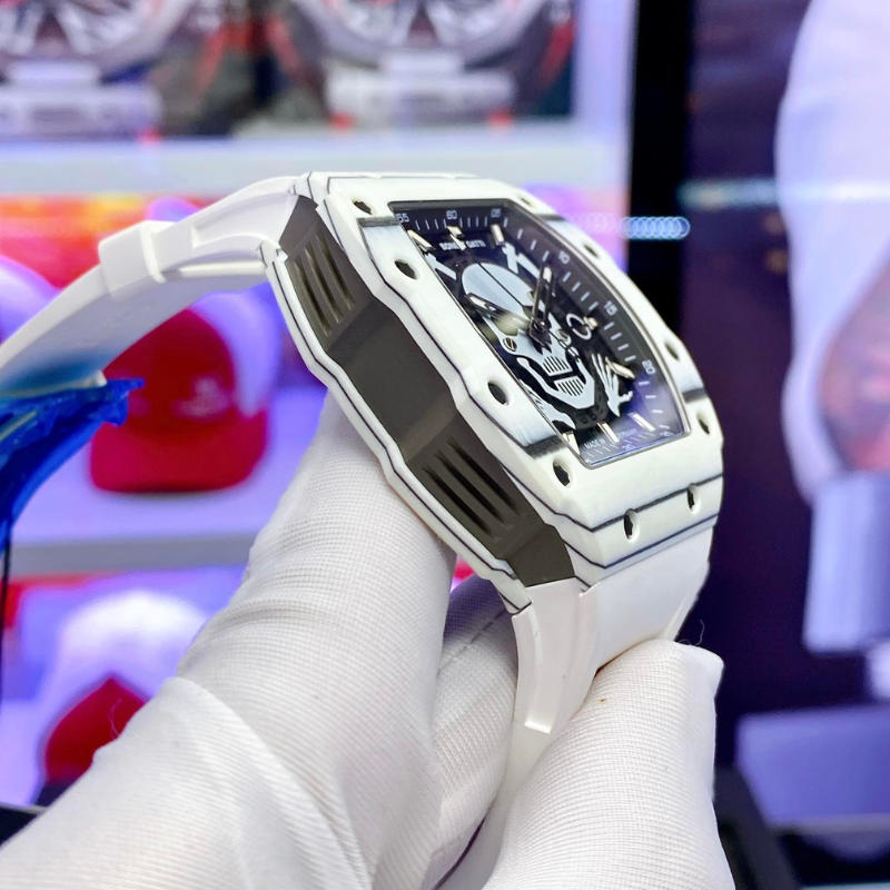 Lodumani Series - Carbon Fiber BG9909 White