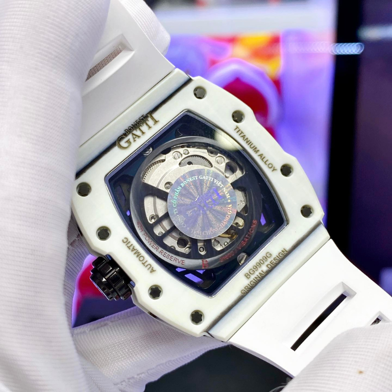 Lodumani Series - Carbon Fiber BG9909 White