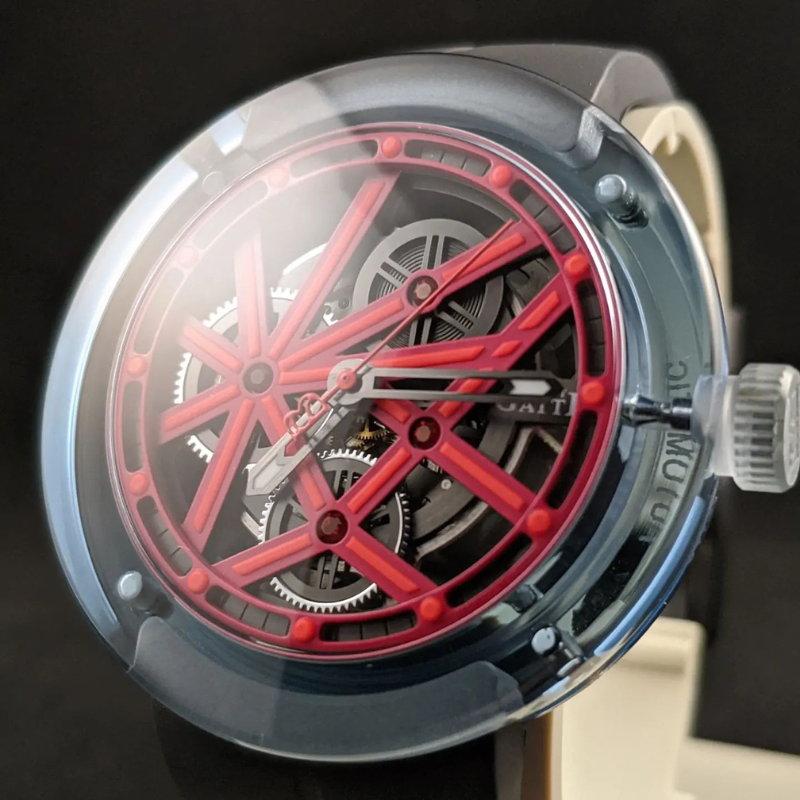 Metaverse Series - BG7702 Optical glass Black Red