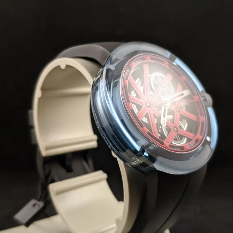 Metaverse Series - BG7702 Optical glass Black Red