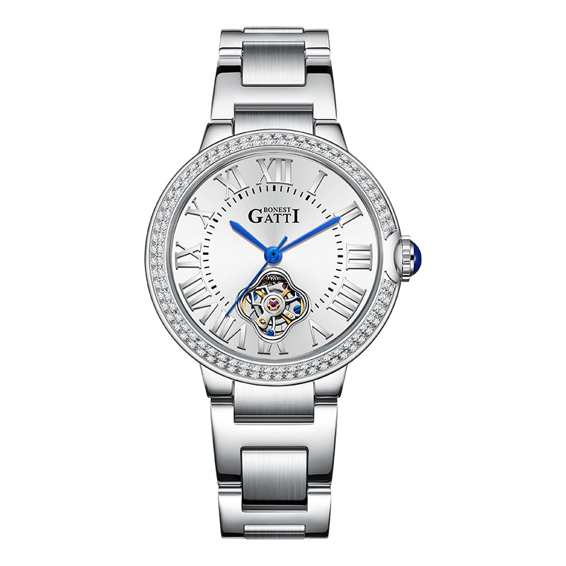 BG3006 Skeleton Automatic Women Watch