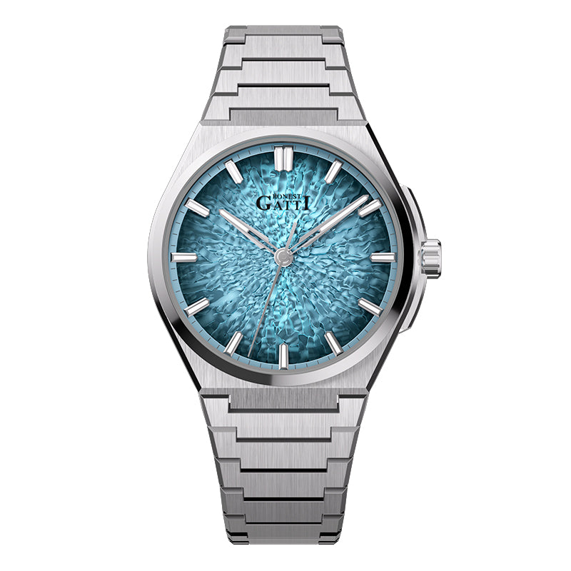 BG8013 Ice Crack Pattern Automatic Watch