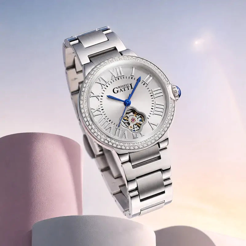 BG3006 Skeleton Automatic Women Watch