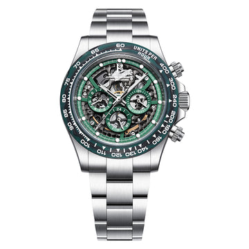 BG8019 Skeleton Automatic Multifunctional Watch