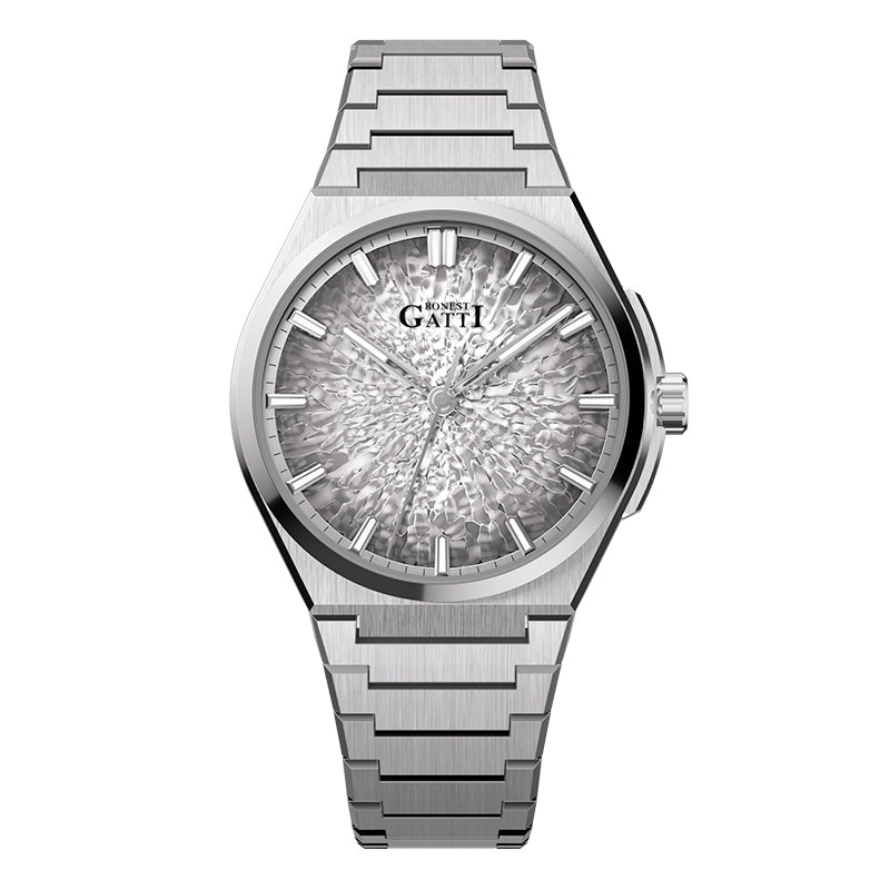 BG8013 Ice Crack Pattern Automatic Watch