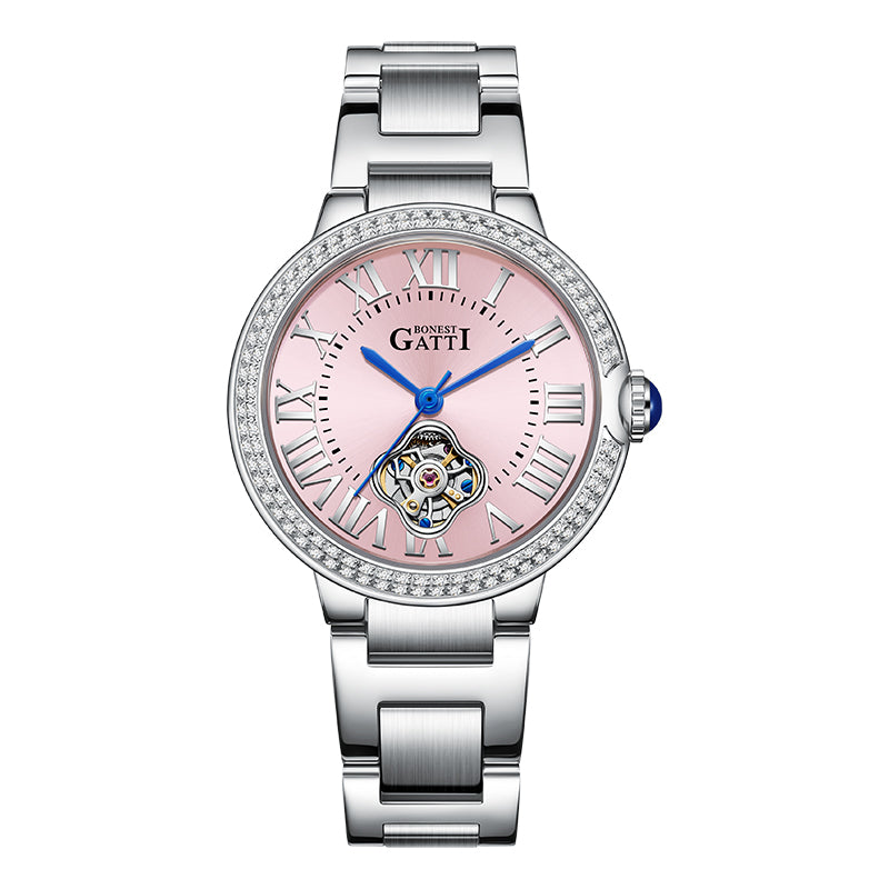 BG3006 Skeleton Automatic Women Watch