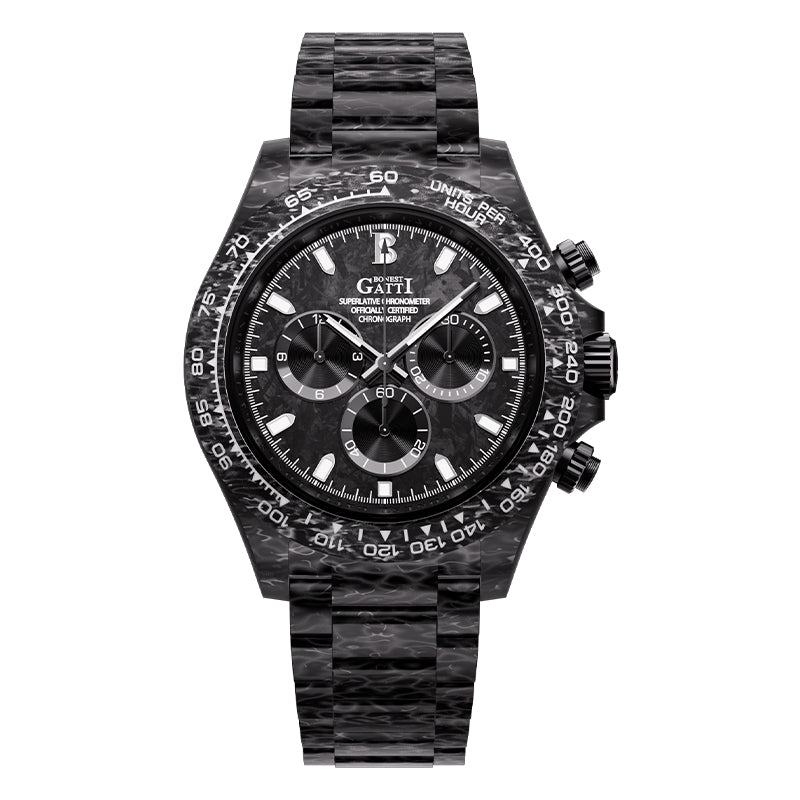 BG9012 Fully Luminous Carbon Fiber Watch