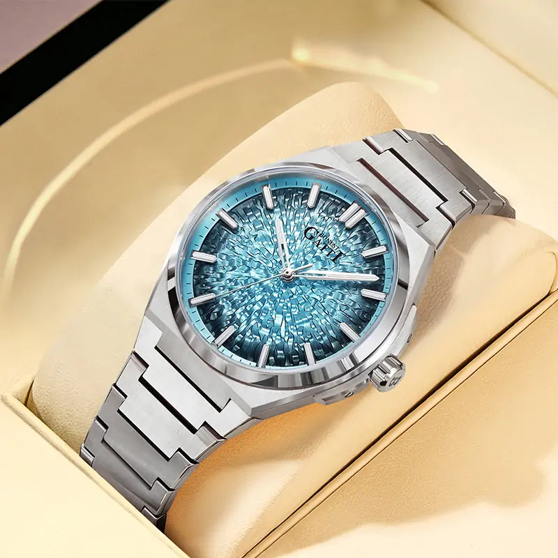 BG8013 Ice Crack Pattern Automatic Watch