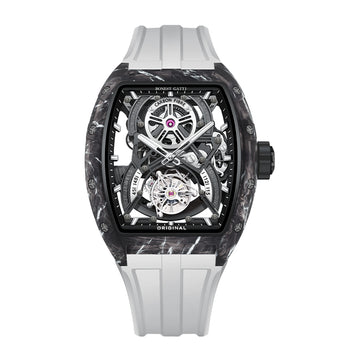 BG9006 Carbon Fiber Tonneau Automatic Tourbillon Watch