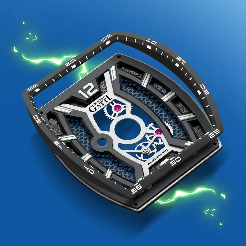 BG5601 Skeleton Automatic Tonneau Watch