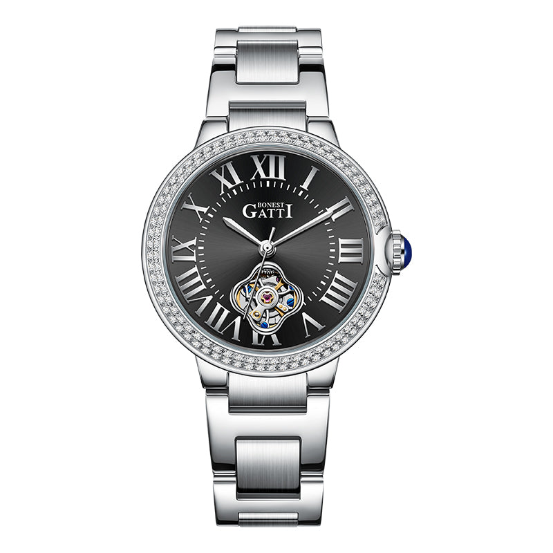 BG3006 Skeleton Automatic Women Watch