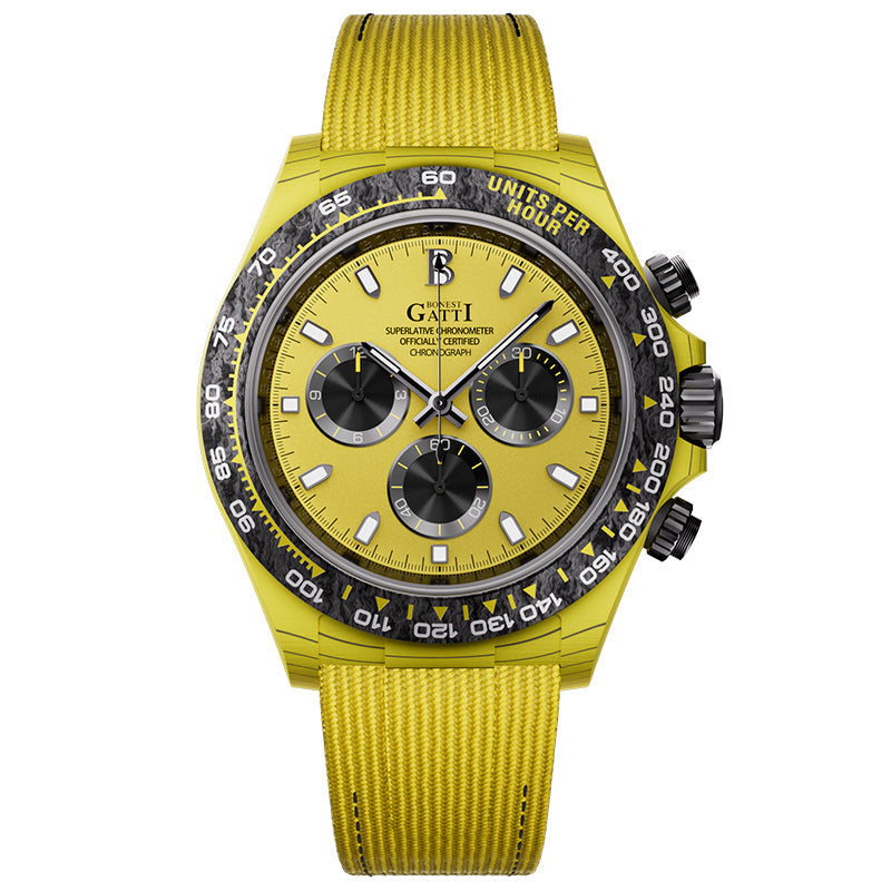 BG9010 Carbon Fiber Chronograph Watch