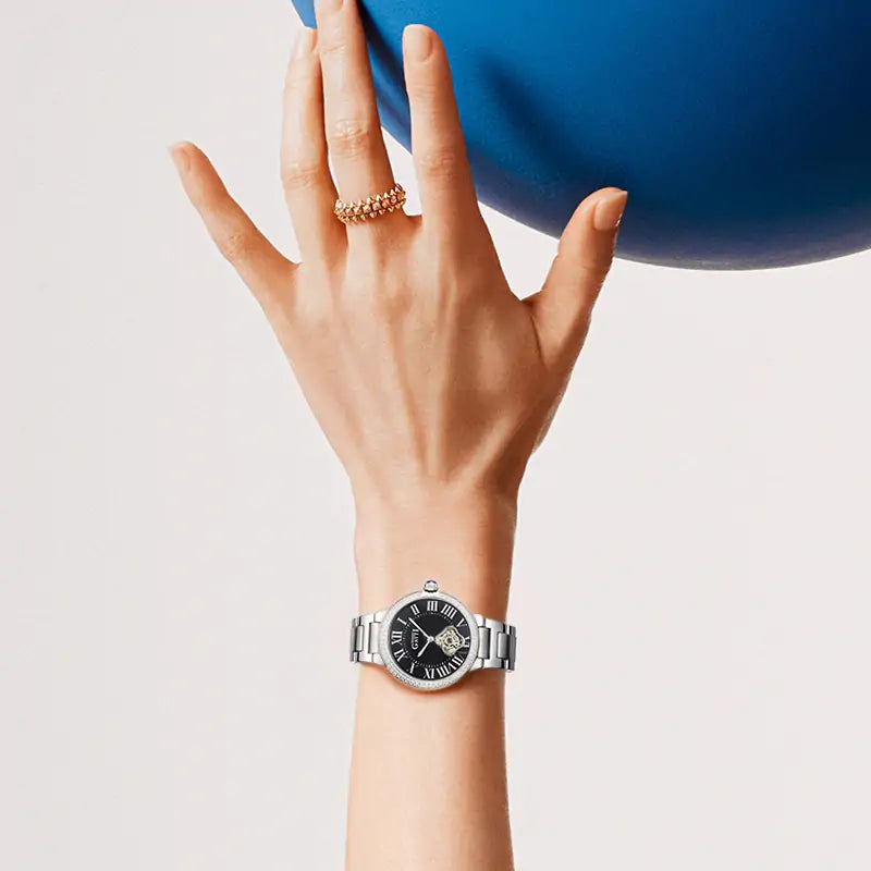 BG3006 Skeleton Automatic Women Watch