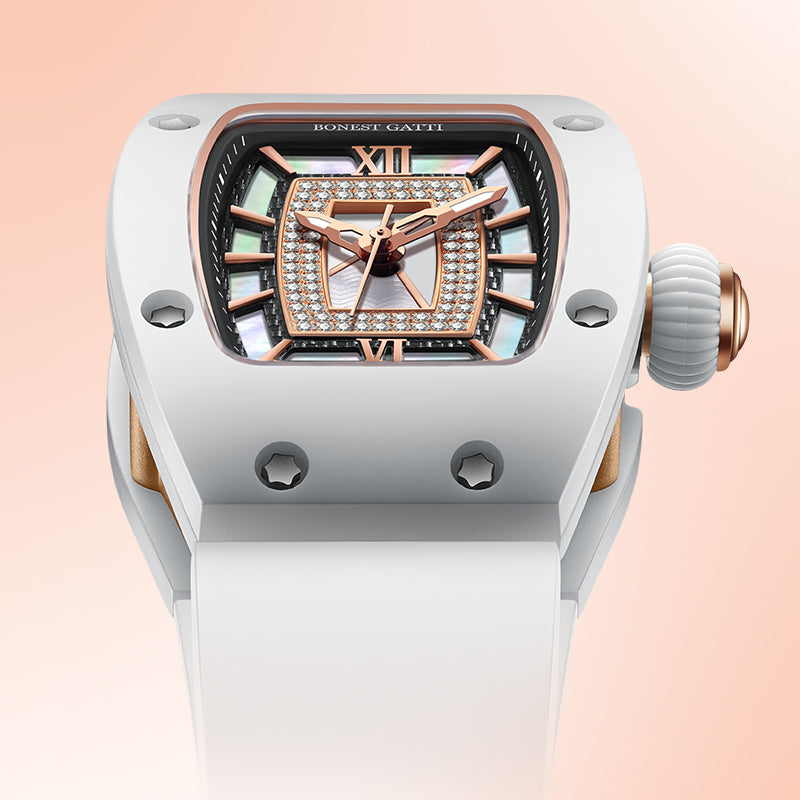 BG3003 Tonneau women mechanical watch