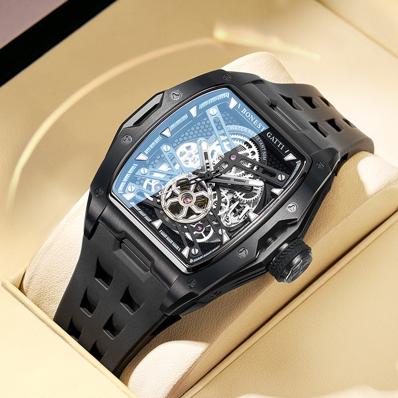 BG5502 Tonneau Skeleton Automatic Watch