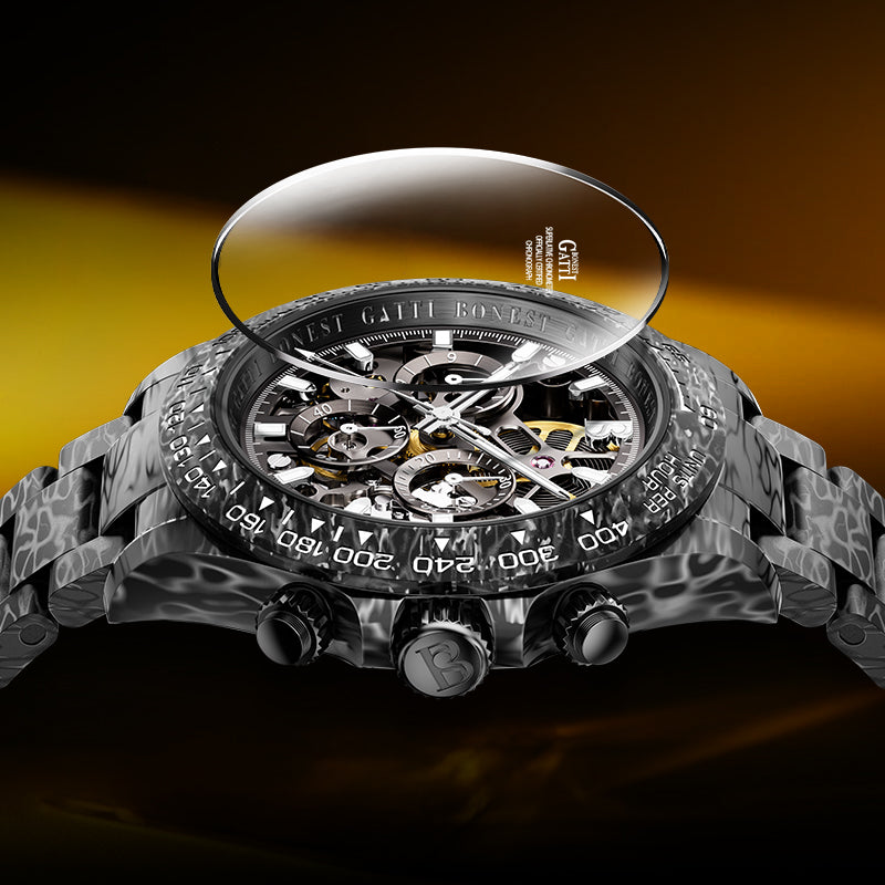 BONEST GATTI BG9014 sapphire crystal detail