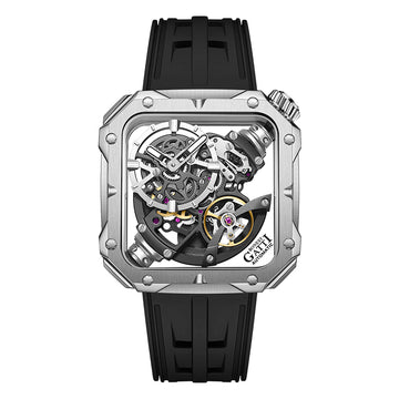 BG4001 Square Skeleton Automatic Watch
