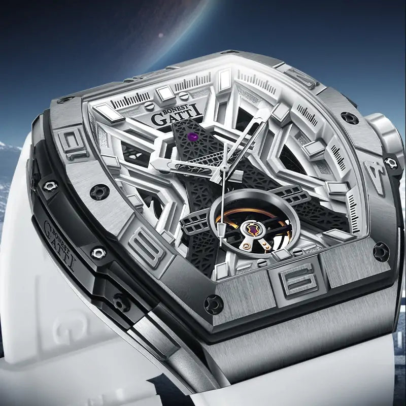 BG5001 Eiffel Tower Tonneau Automatic Watch