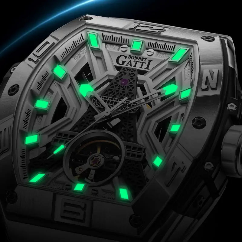 BG5001 Eiffel Tower Tonneau Automatic Watch