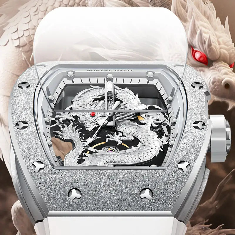 BG5003 Dragon Stainless Steel Automatic Watch