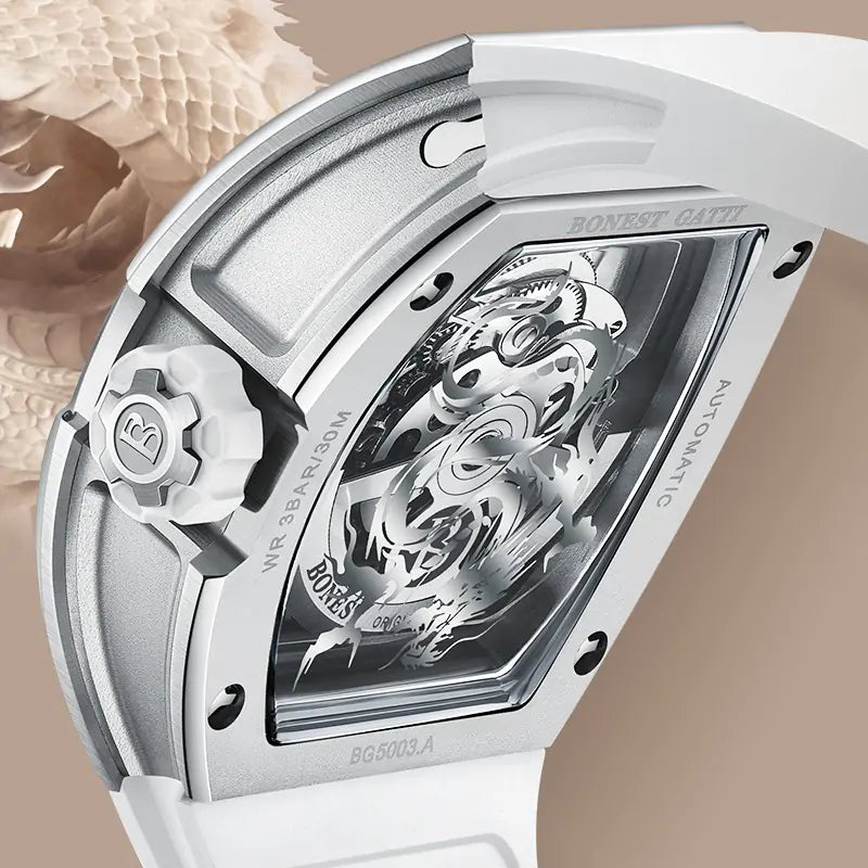 BG5003 Dragon Stainless Steel Automatic Watch