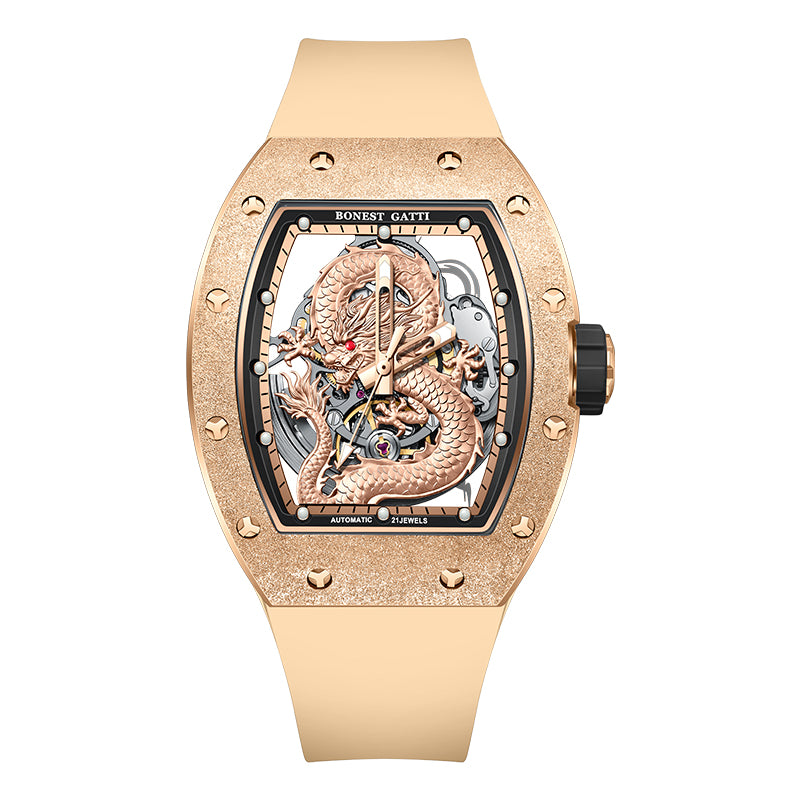 BG5003 Dragon Stainless Steel Automatic Watch