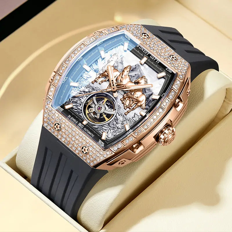 BG5006 Luminous Horse Motif Automatic Watch
