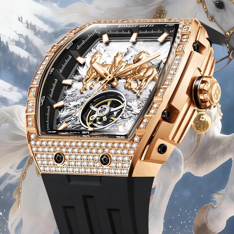 BG5006 Luminous Horse Motif Automatic Watch