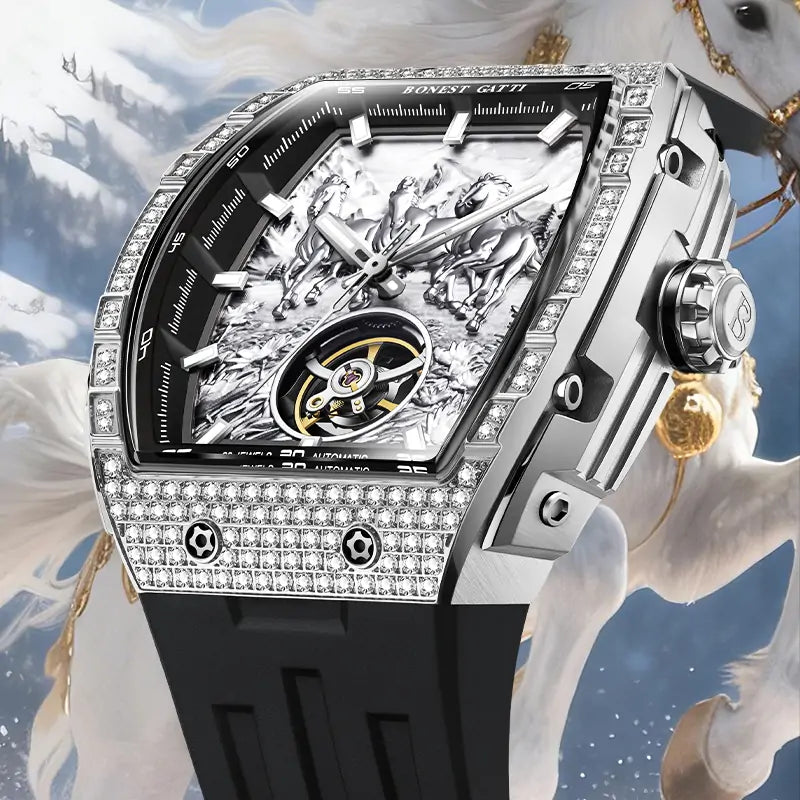BG5006 Luminous Horse Motif Automatic Watch