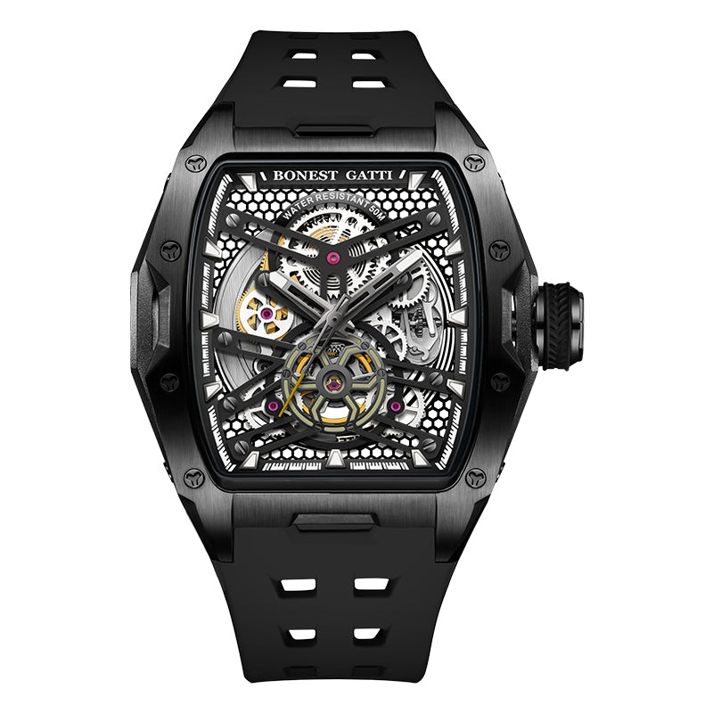 BG5502 Tonneau Skeleton Automatic Watch