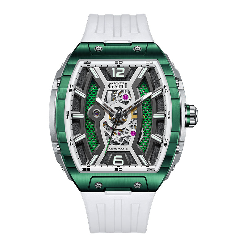 BG5601 Skeleton Automatic Tonneau Watch
