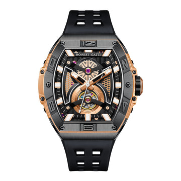 BG5701 Tonneau Skeleton Automatic Watch