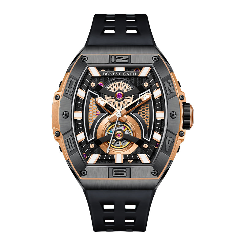 BG5701 Tonneau Skeleton Automatic Watch