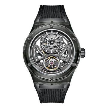 BG5807 K9 Crystal Skeleton Automatic Watch