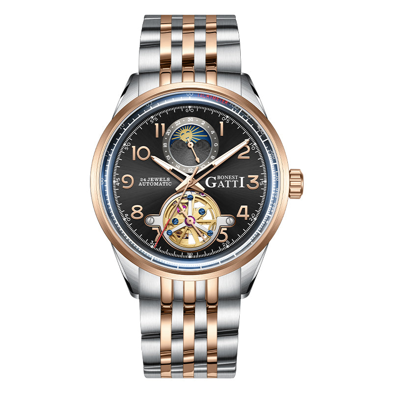 BG5808 Moon Phase Business Automatic Watch