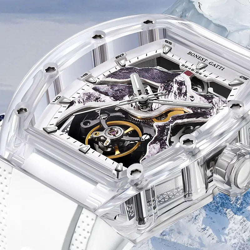 BG6001 Mountain Concept Skeleton Automatic Watch