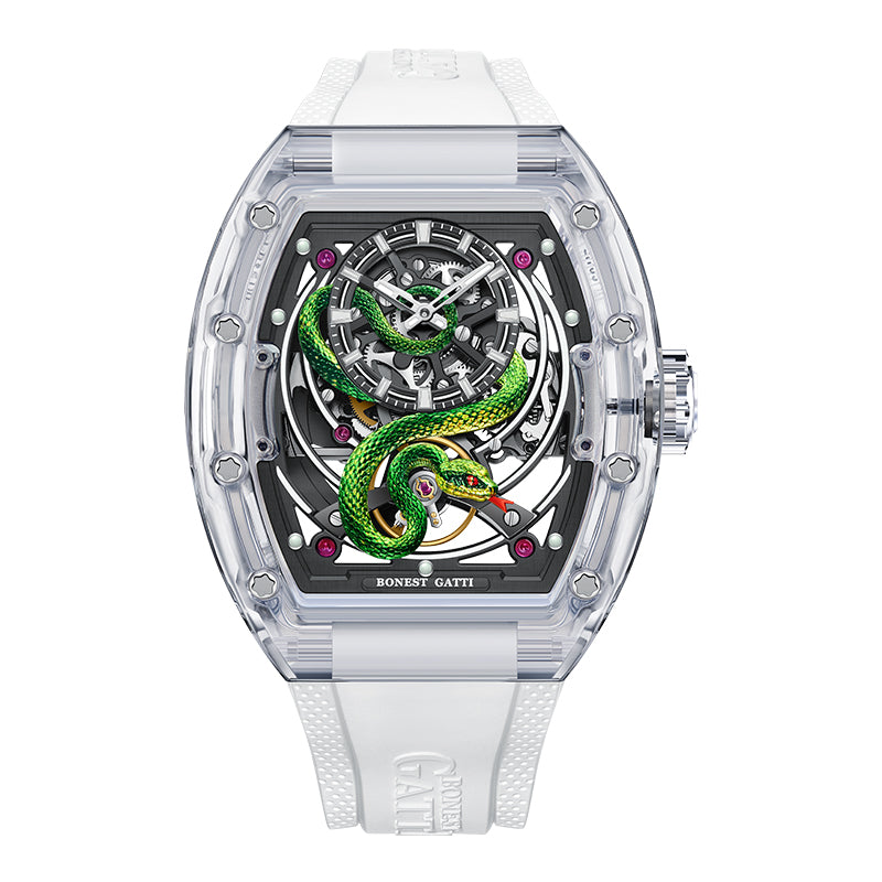 BG6004 Snake K9 Crystal Tourbillon