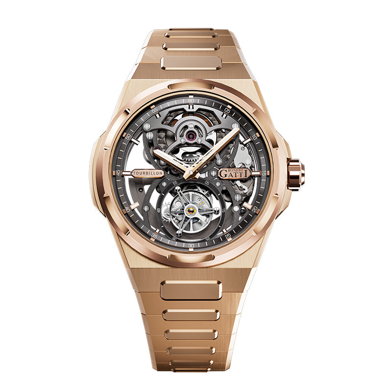 BG7004 Skeleton Tourbillon Automatic Watch