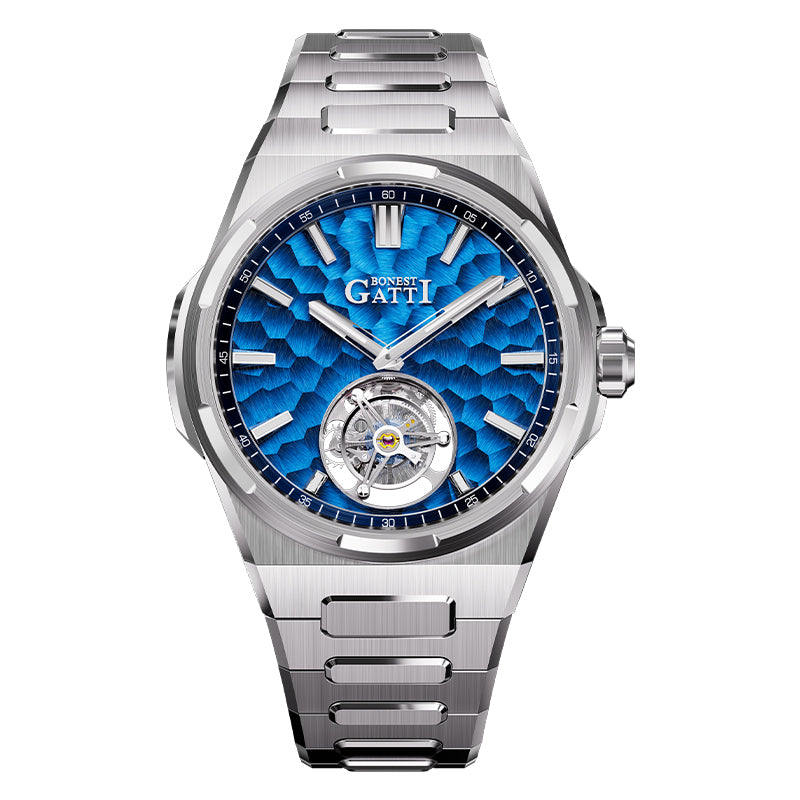 BG7005 Hammered Tourbillon Automatic Watch