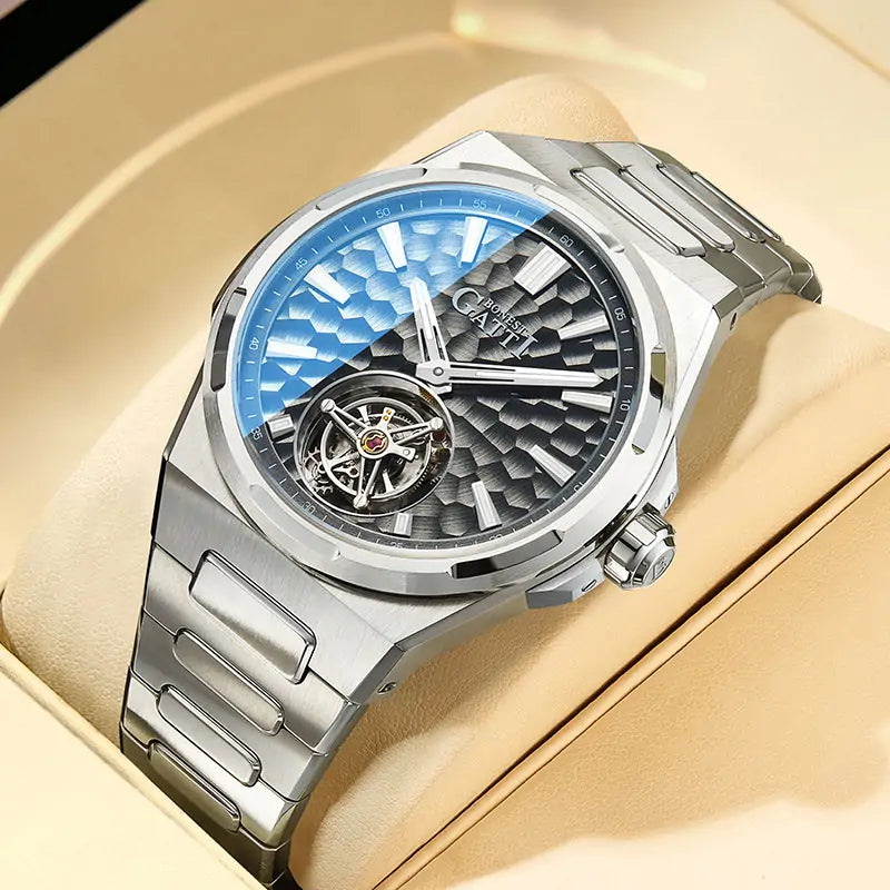 BG7005 Hammered Tourbillon Automatic Watch