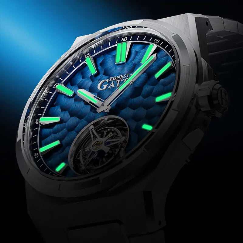 BG7005 Hammered Tourbillon Automatic Watch