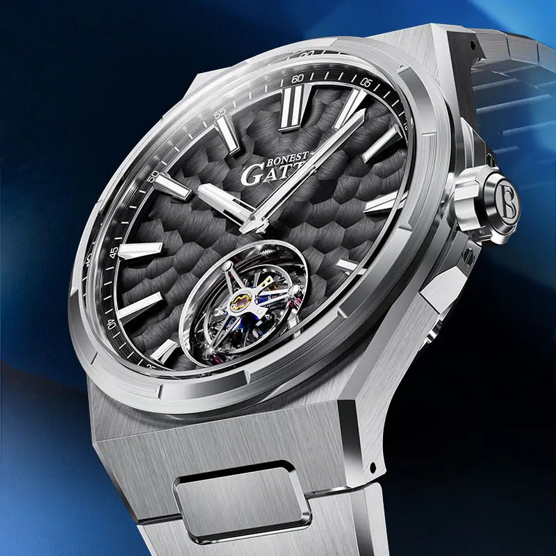 BG7005 Hammered Tourbillon Automatic Watch